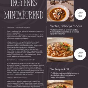KETO HŐSÖK 7 NAPOS INGYENES MINTA ÉTREND